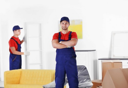 Customer complaint process for a removal van service