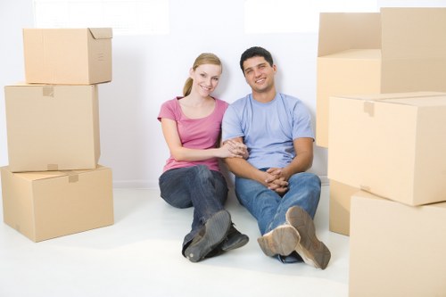 Packing and loading support for a local removal van job