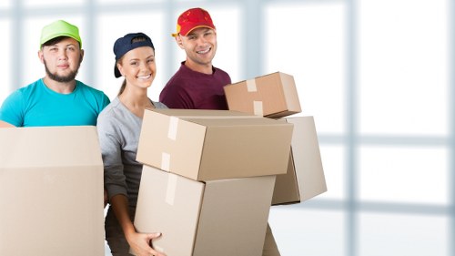 Local house removals service in Chiswick with a moving van near residential streets