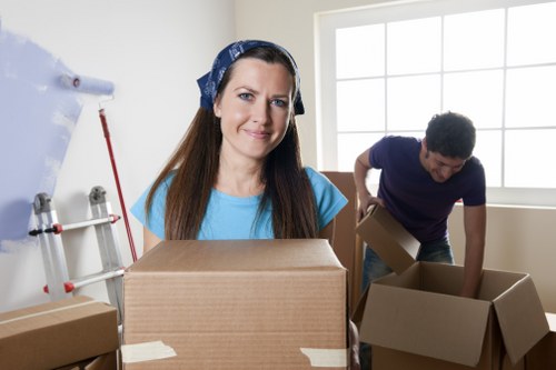 A moving truck for residential removals in west London