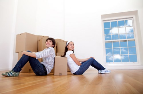 Packing and furniture protection for a Chiswick home removal