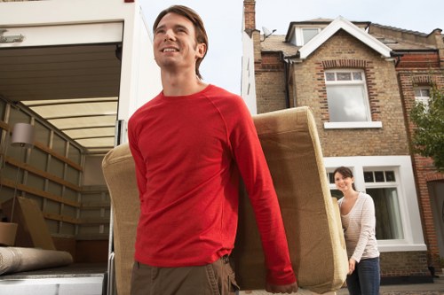 Local movers planning access and transport for a Chiswick property move