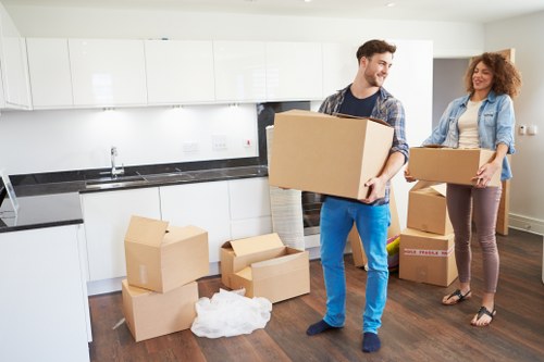 Local moving team managing a home move in Chiswick