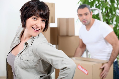 Local commercial movers handling a workplace relocation in west London