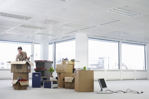 Preparing boxes and furniture for storage near Chiswick homes